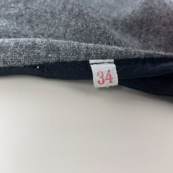 EQUIPEMENT MILITAIRE Academia Pockets Button Up Grey Contemporary Mini Skirt 34 - Picture 6 of 6